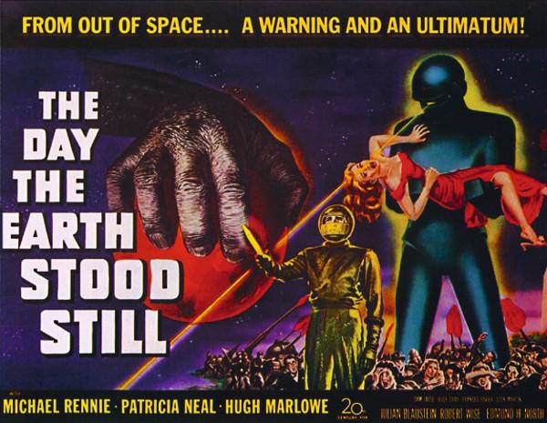 1951 Movie Poster for "The Day the Earth Stood Still"